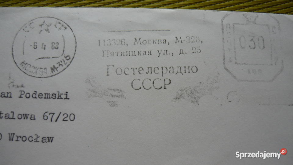 Koperta korespondencja pocztówka Myszków