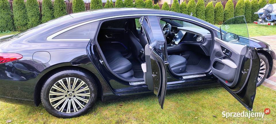 Mercedes EQS 450Pneumatyka1WłOś skrętna ASO elektryczne szyby Warszawa sprzedam