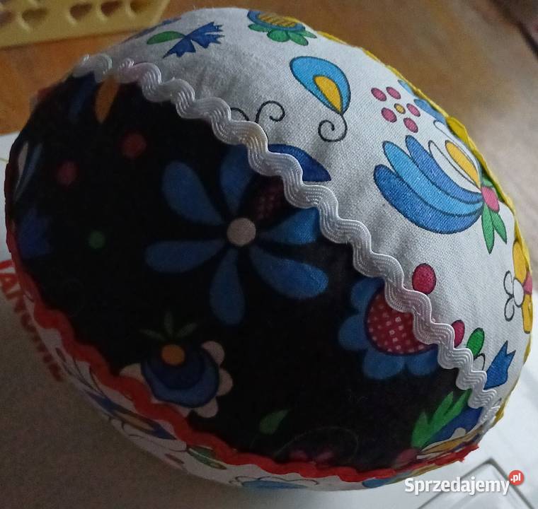 Wielkanoc pisanka z bawełny Kraków
