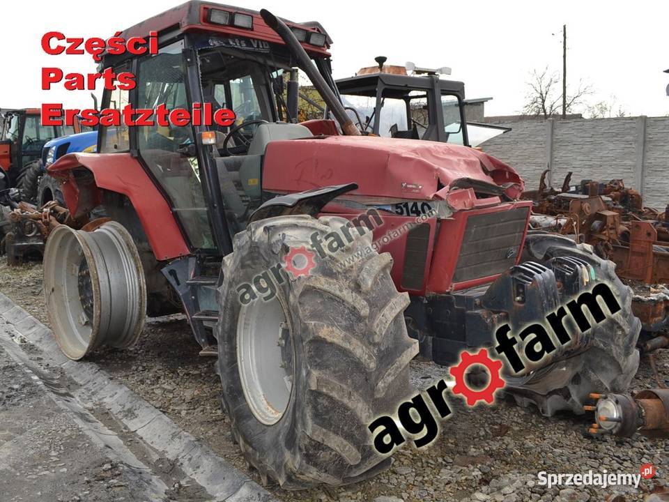 Case 5140 części silnik skrzynia biegów oś Byków
