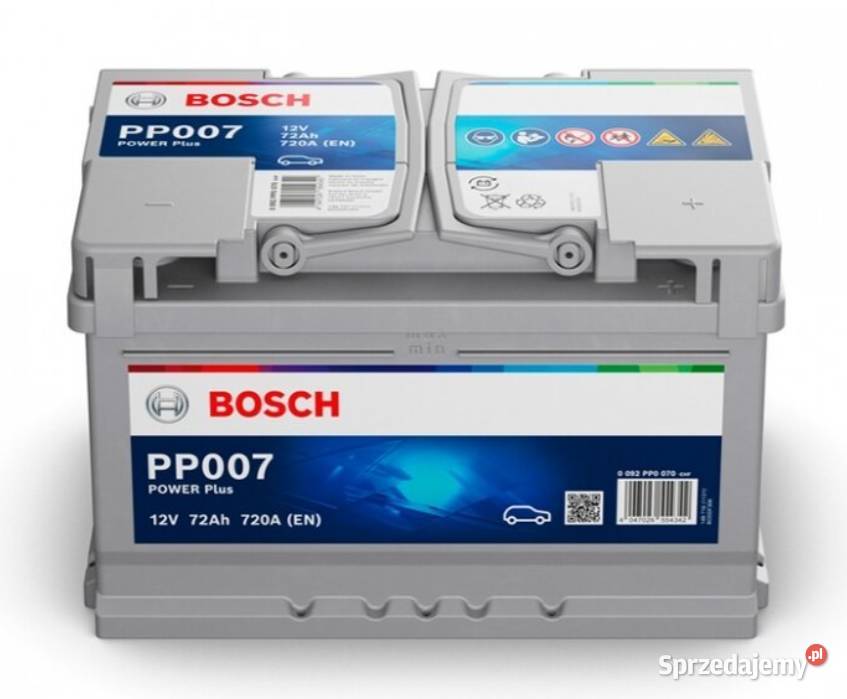Akumulator 72Ah 680A EN Bosch P0007 P pomorskie