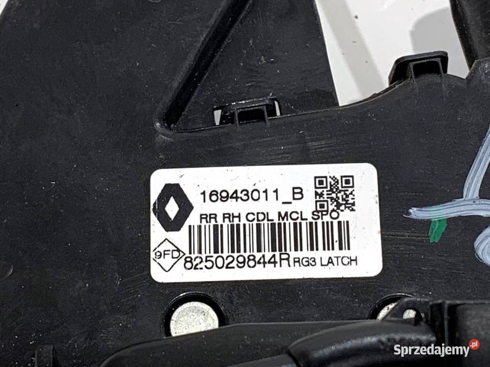 ZAMEK DRZWI PRAWY TYŁ RENAULT GRAND SCENIC IV Części samochodowe
