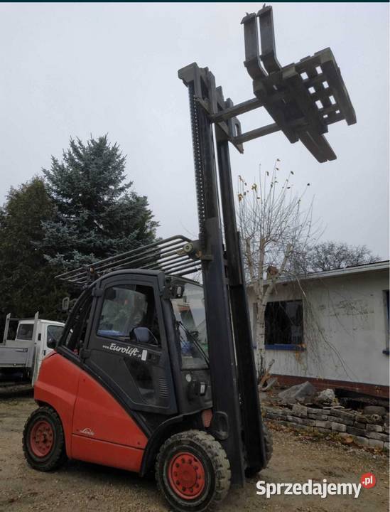 Linde H40 Gaz 4000 pełna kabina Silnik Vw Wózek Linde Laryszów