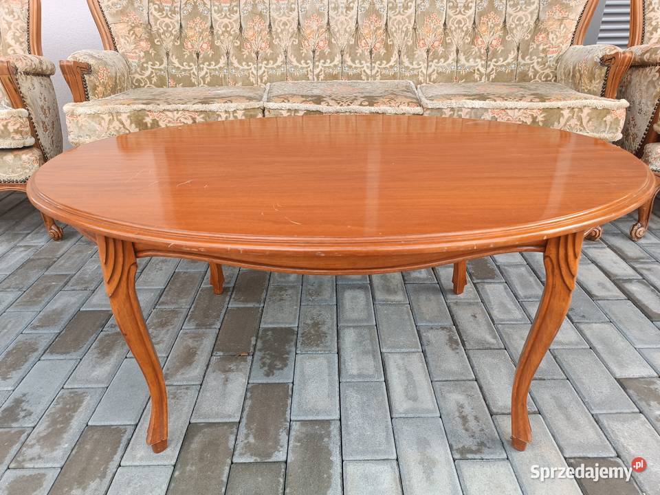 Salon Ludwik sofa fotele ława Budzyń