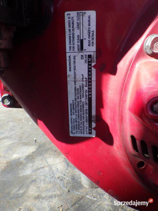 Silnik Spalinowy Honda Gx270 z Przekladnia Made Rzeszów