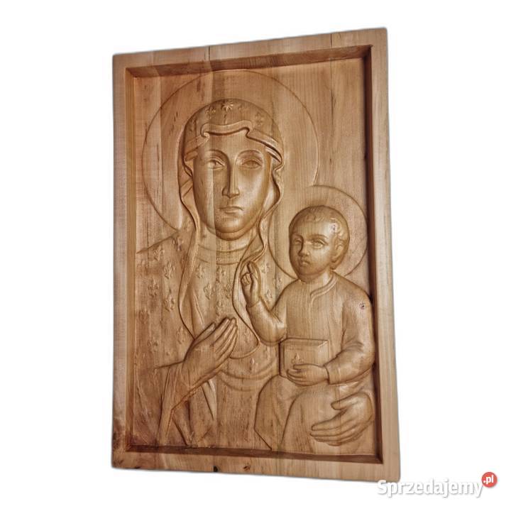 Matka Boska Częstochowska z Dzieciątkiem Obrazki i obrazy Malechowo