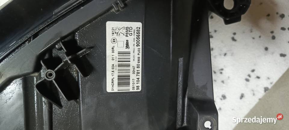 Lampa lewa Peugot 30085008 lewe sprzedam