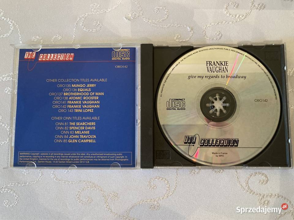 Płyta Cd Album Frankie Vaughan Give My Regards CD