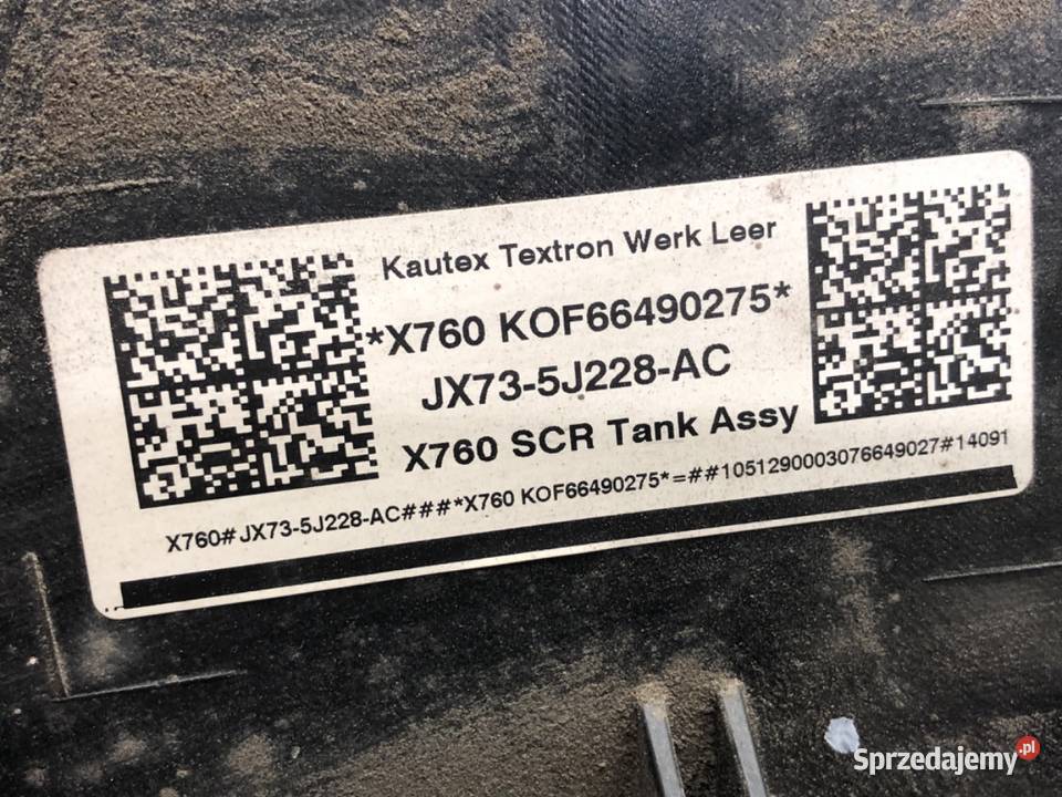 ZBIORNIK DPF JAGUAR XF II 20 180 Kombi