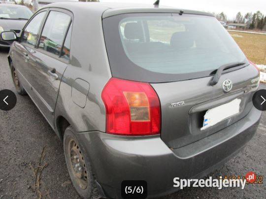 Drzwi lewe tylne lewy tył Toyota Corolla E12 1C3 osobowe Drzwi małopolskie Kraków