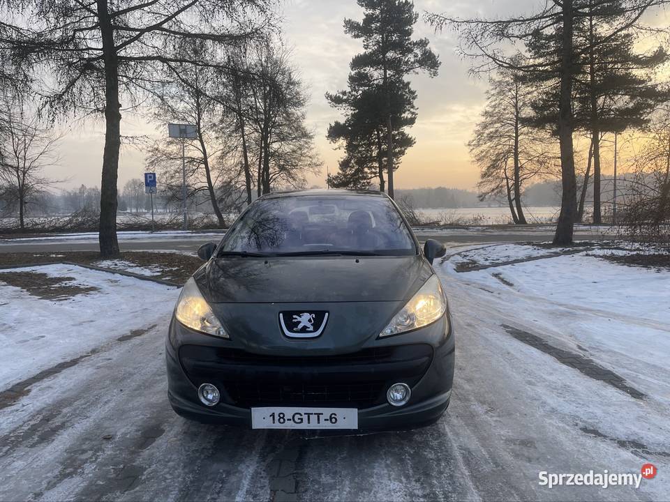 Peugeota 207 16 VTi 120 2008 welurowa tapicerka 207 Częstochowa