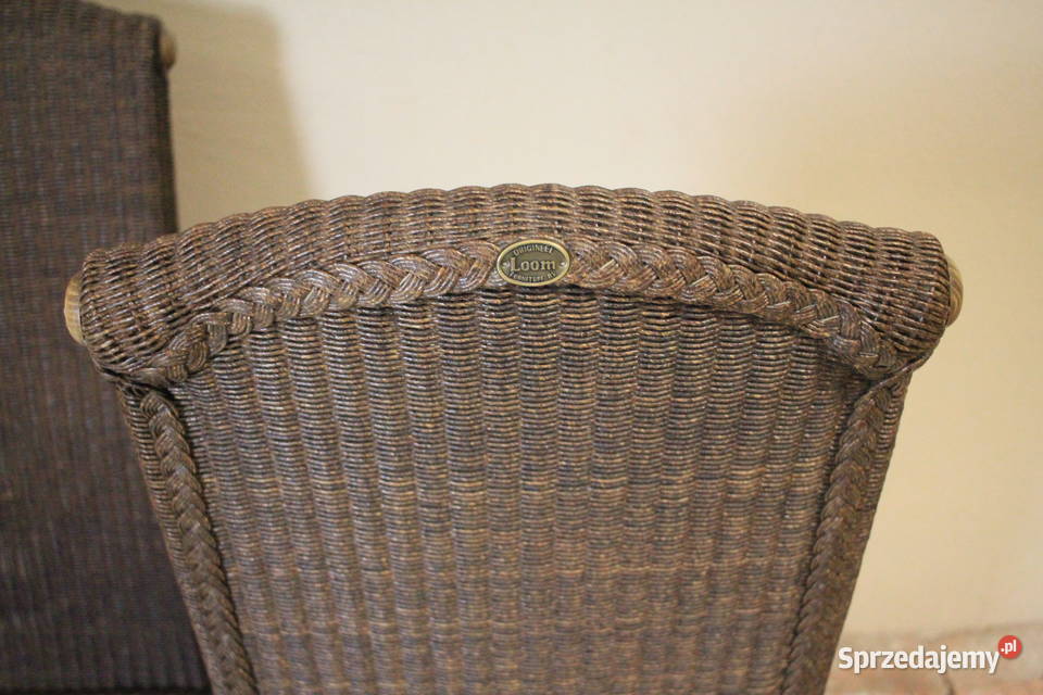 4 krzesła RATTAN Origineel Loom Furniture BV Pszczyna