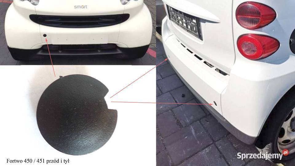 Zaślepka zderzaka Smart Fortwo 450 451 dekielek Godziesze Wielkie