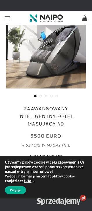 Fotel do masażu rehabilitacji masujący Japoński Radom
