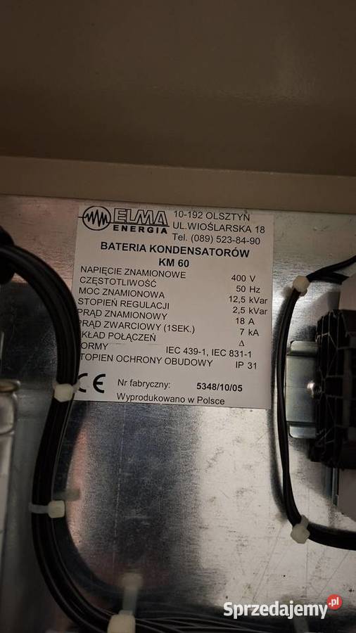 Bateria kondensatorów 60 Czosnów