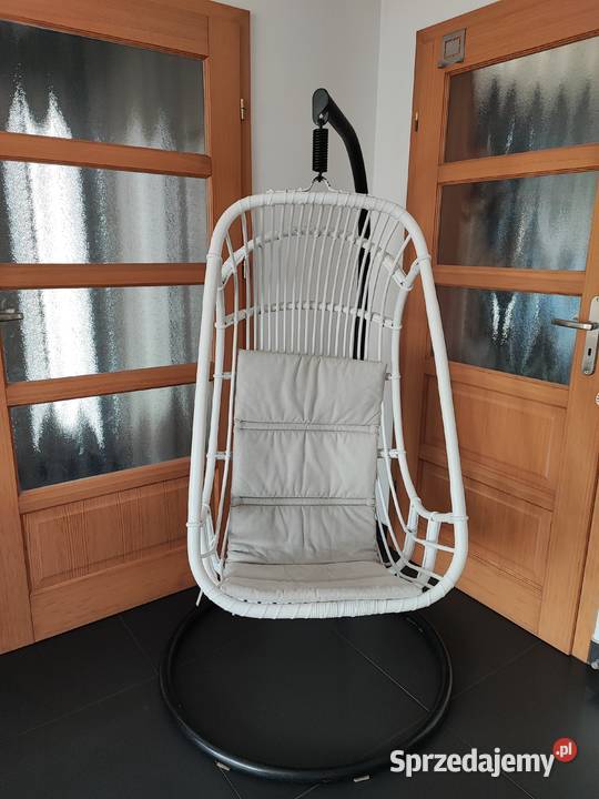 Kosz fotel wiszący bambusowy