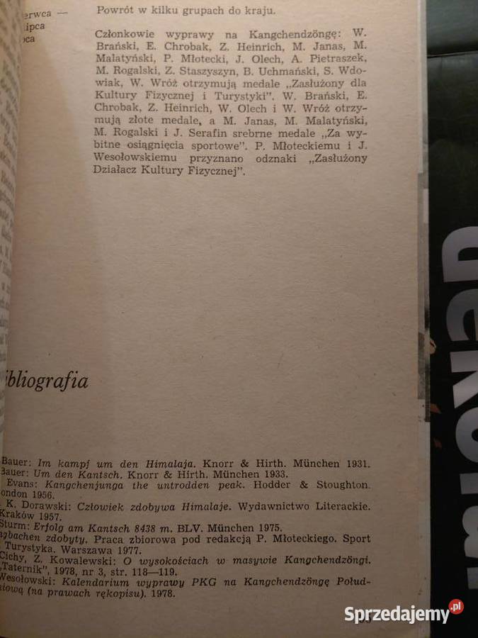 Alpinizm Święta góra Sikkimu Wróż Poradniki, albumy i reportaże Gdańsk