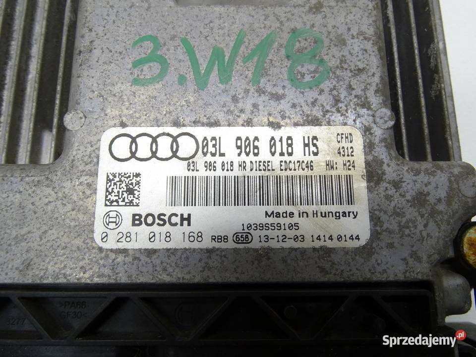 KOMPUTER STEROWNIK SILNIKA CFH 03L906018HS 20
