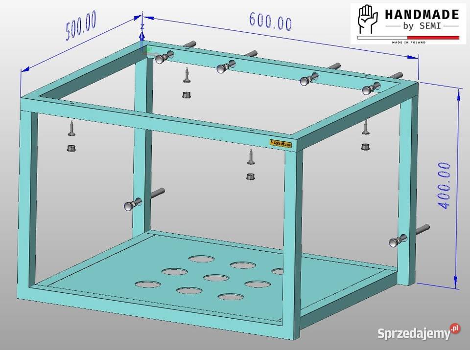 Stelaż konsola łazienkowa pod umywalkę wisząca Jeżowe