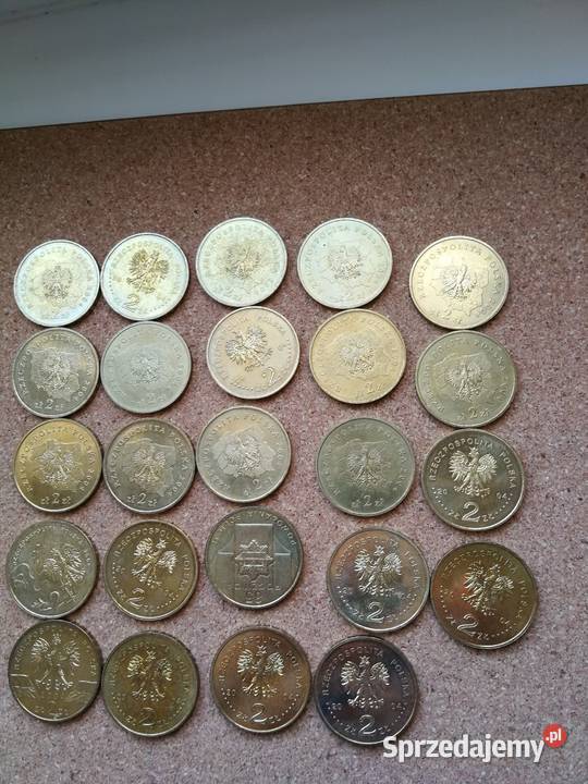 Polska 2 złote 2004 Kompletny rocznik 24 sztuki Antyki, Sztuka, Kolekcje Poznań