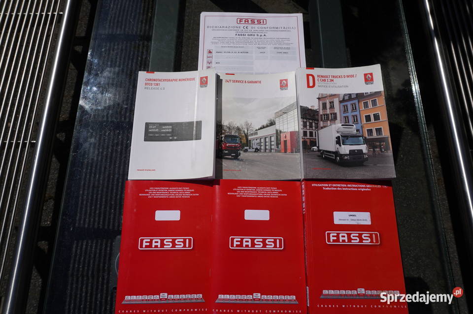 Renault C280 DTI 8 HDS Fassi 56 t Zasięg 8 m Dźwigi samochodowe