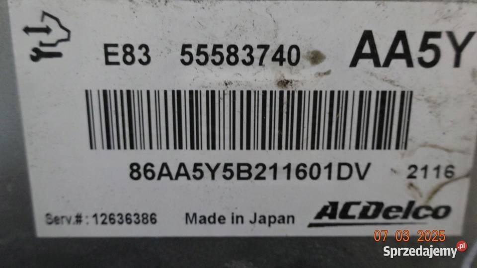 OPEL CORSA D LIFT 12r komputer sterownik silnika Części samochodowe