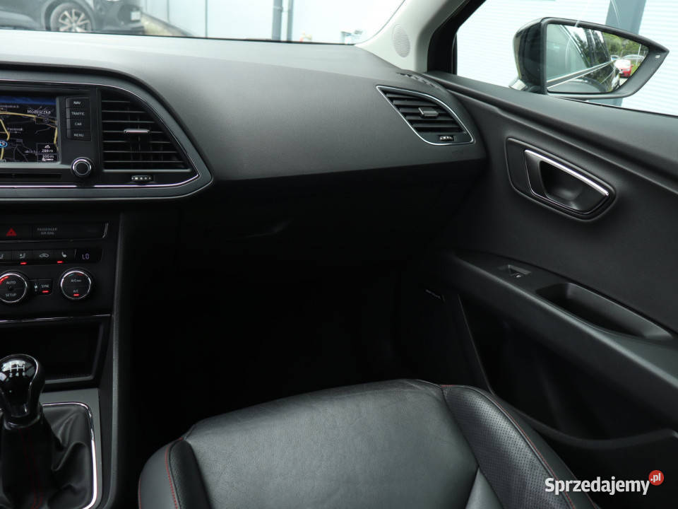 Seat Leon 20 TDI skórzana tapicerka śląskie Katowice