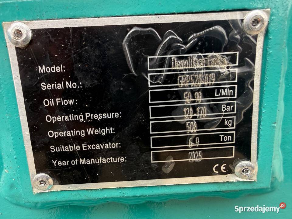 Chwytak do koparki hydrauliczny wyburzeniowy Koparki Kołodziejewo