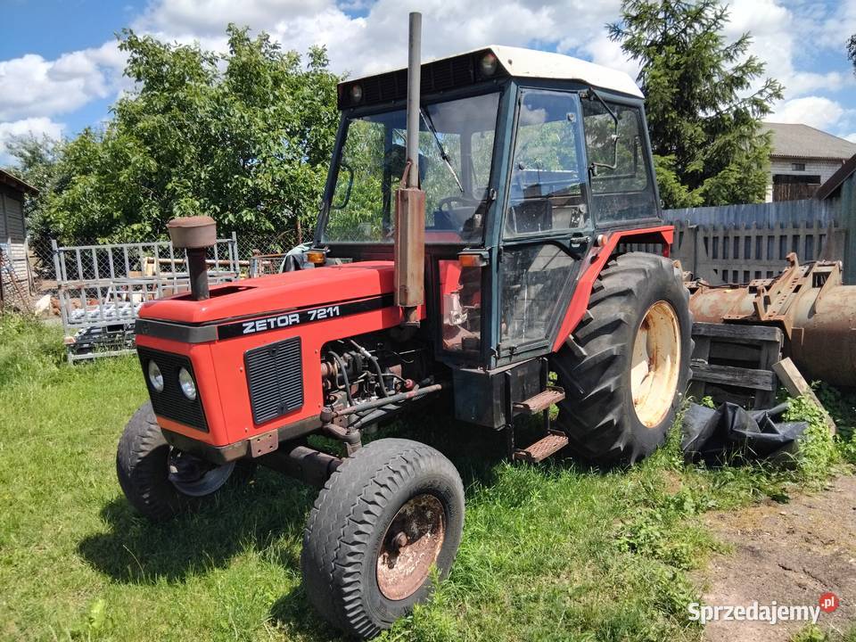 Ciągnik Zetor 7211 Ursus transport Drużbice