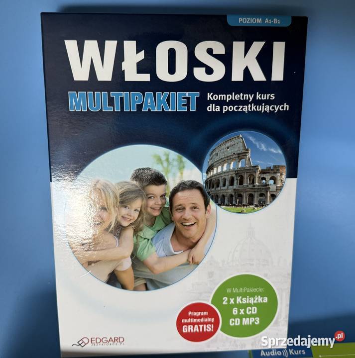 Włoski multipakiet Edgard 2 książki 6xCD 1xMP3