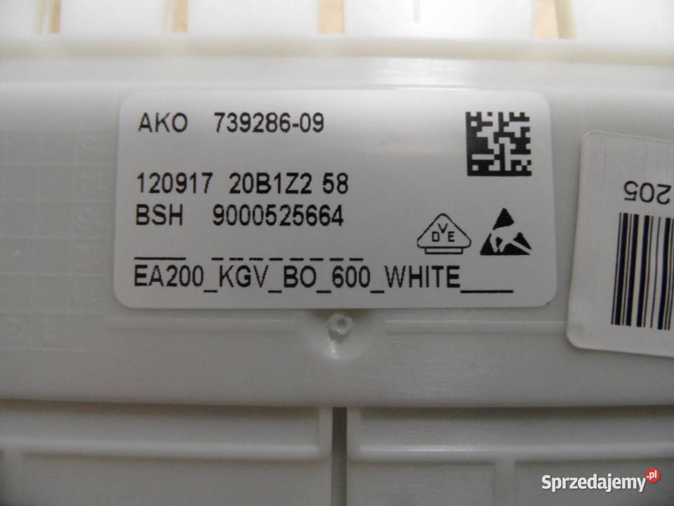 sterownik lodowki bosch KGV36NW20 9000525664 Strawczyn