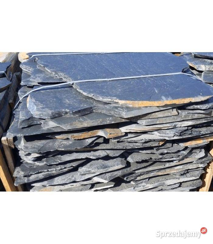 CZARNY ŁUPEK NATURALNY Kamień na Taras Schody mazowieckie Warszawa