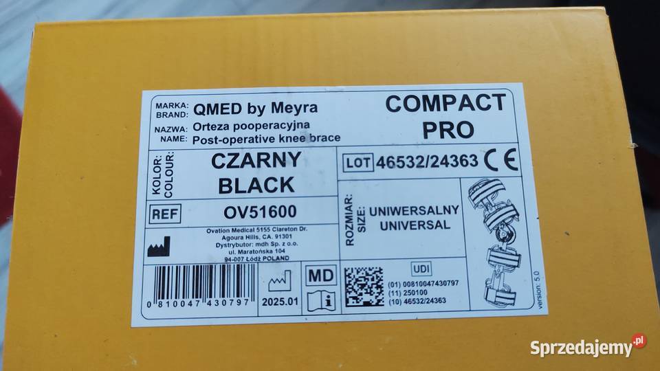 Orteza pooperacyjna Terespol Pomorski