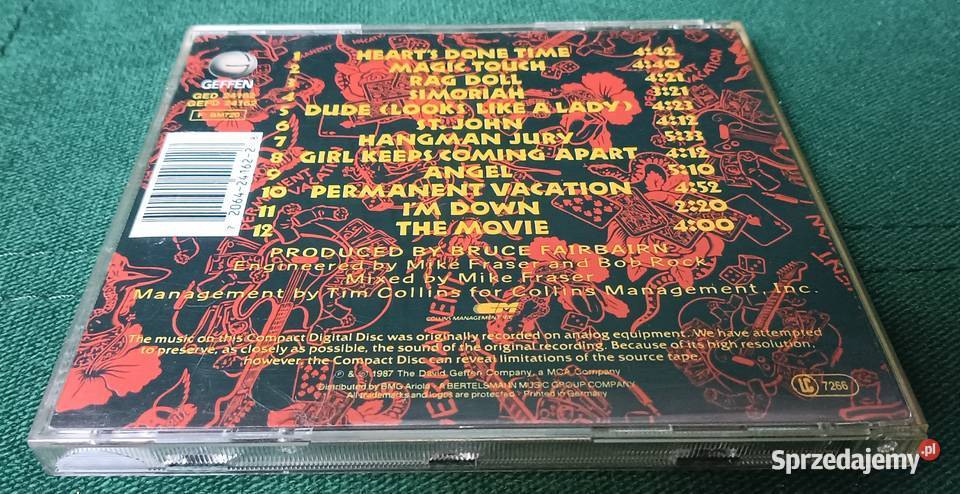 Aerosmith Permanent Vacation CD Zbylitowska Góra