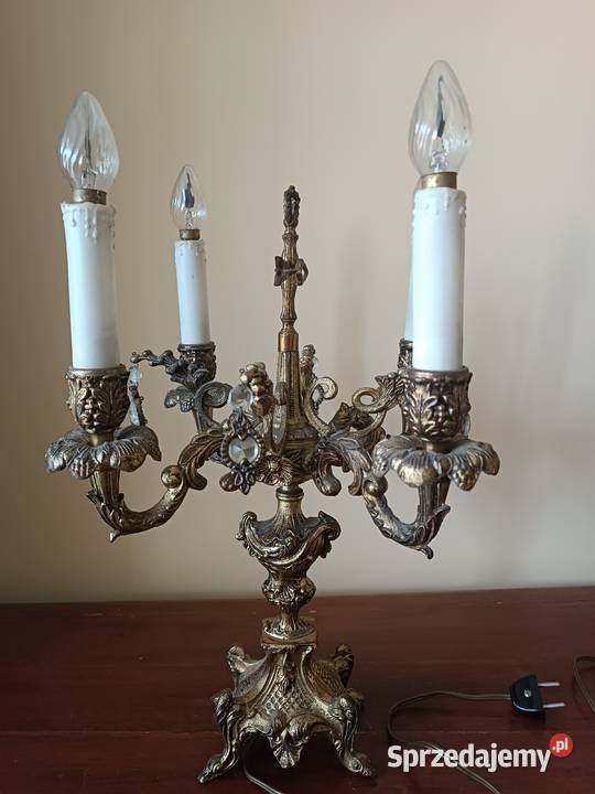 Lampa antyczna kandelabr Budzyń