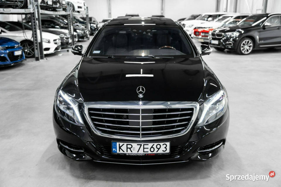 Mercedes S 500 4Matic Long 47 V8 455 Salon Head przyciemniane szyby małopolskie Węgrzce