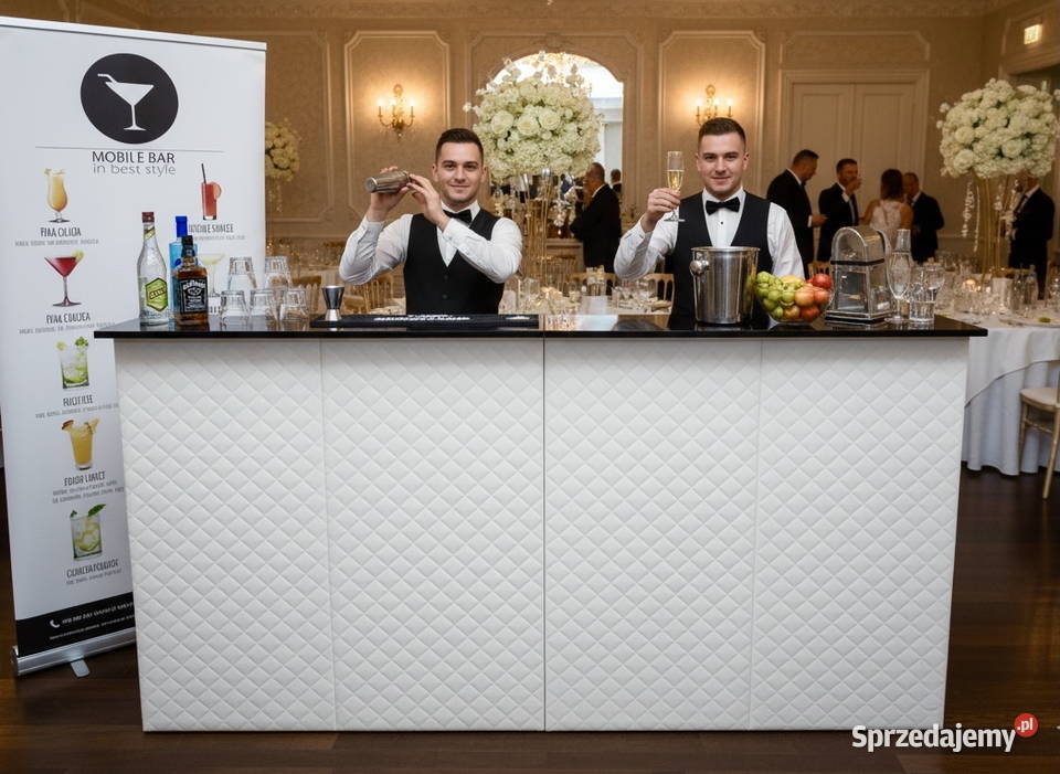Składany Drink Bar Mobilny DWUSTANOWISKOWY Głogów