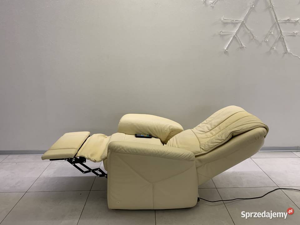 HIMOLLA CUMULUS SKÓRZNY FOTEL Z SUPER MASAŻEM
