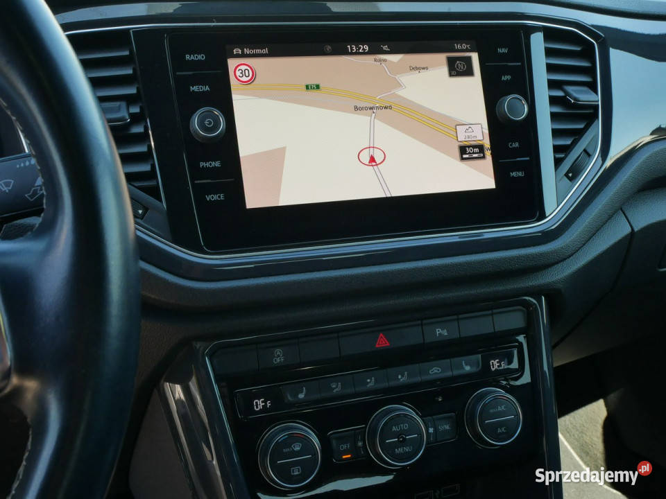 Volkswagen TRoc 20TDI 150 Eu6 RLine 4Motion 4x4 gniazdo AUX śląskie Goczałkowice-Zdrój