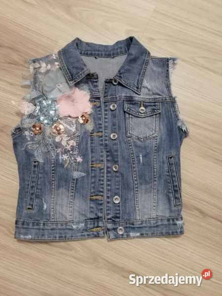 Kamizelka jeansowa Rozmiar 34(XS) Nidzica