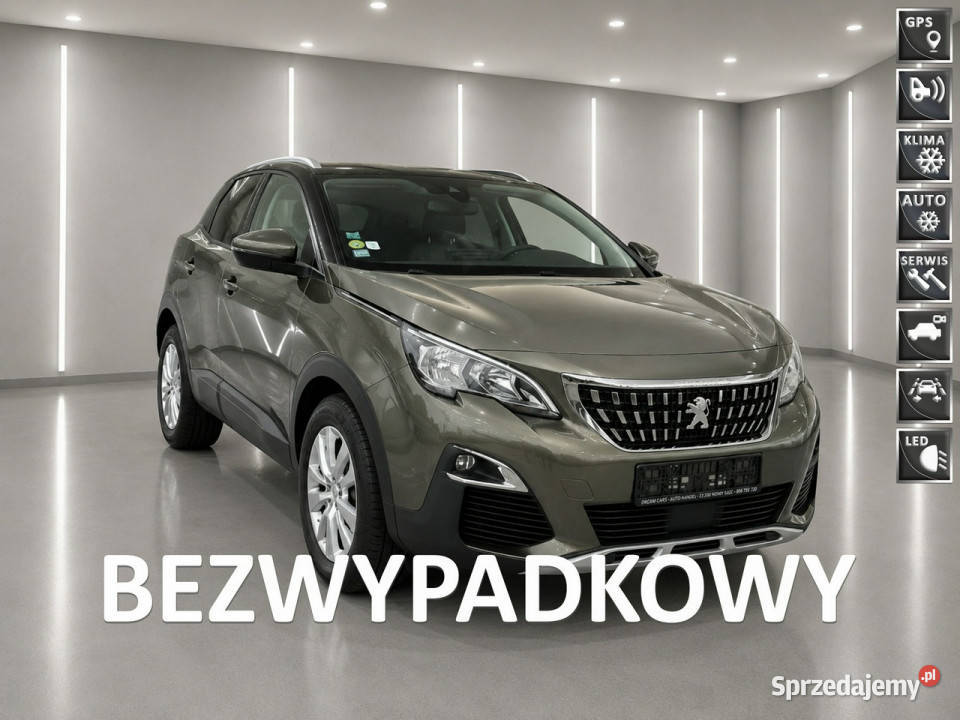 Peugeot 3008 16 manualnawigacjakamera cofania100 serwisowany w ASO Żabno