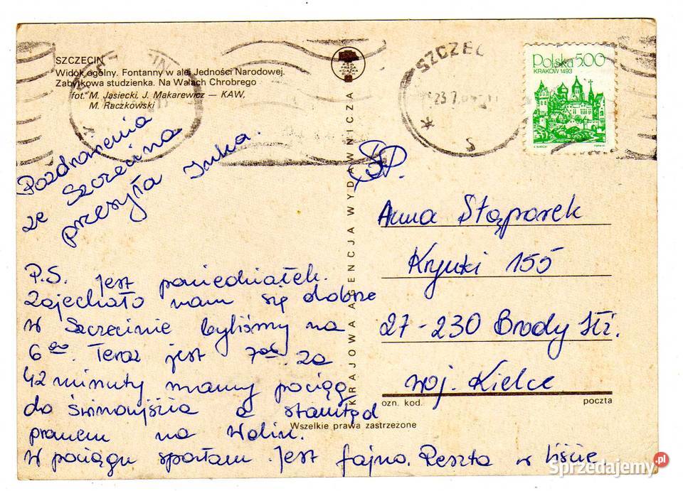 SZCZECIN POCZTÓWKA WIELOWIDOKOWA świętokrzyskie Krynki