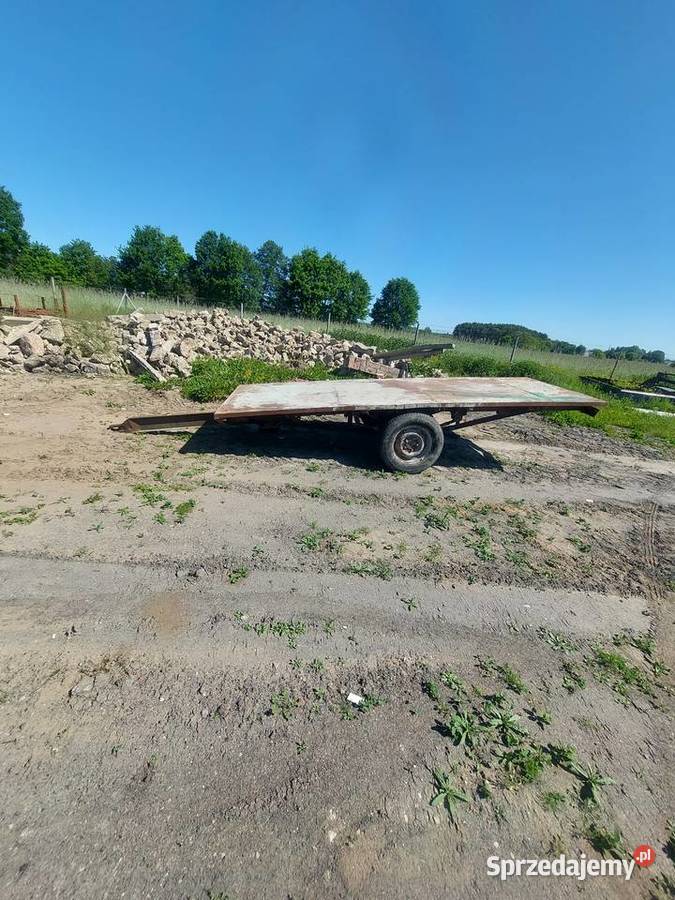 Przyczepa Rolnicza Platforma nieuszkodzony Lubasz
