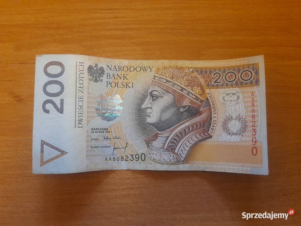 Banknot kolekcjonerski 200zl Oleśnica sprzedam