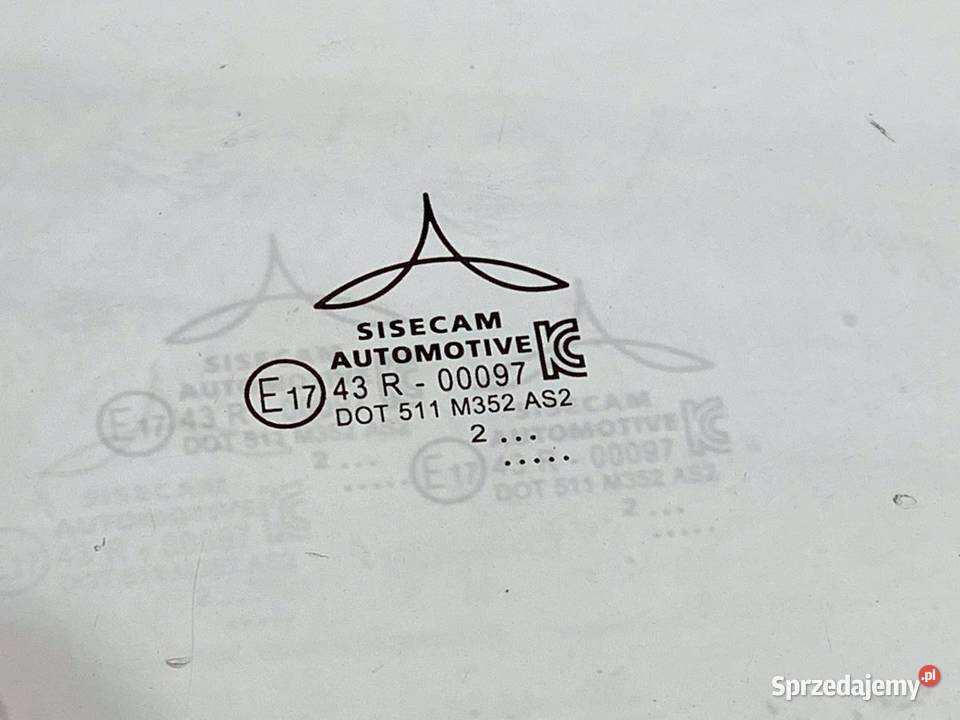 SZYBA PRAWY PRZÓD RENAULT CLIO V Hatchback podkarpackie