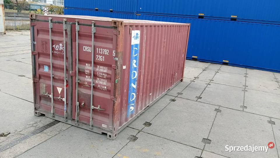 Kontener morski 6 metrowy 20 DV POLKONT Warszawa