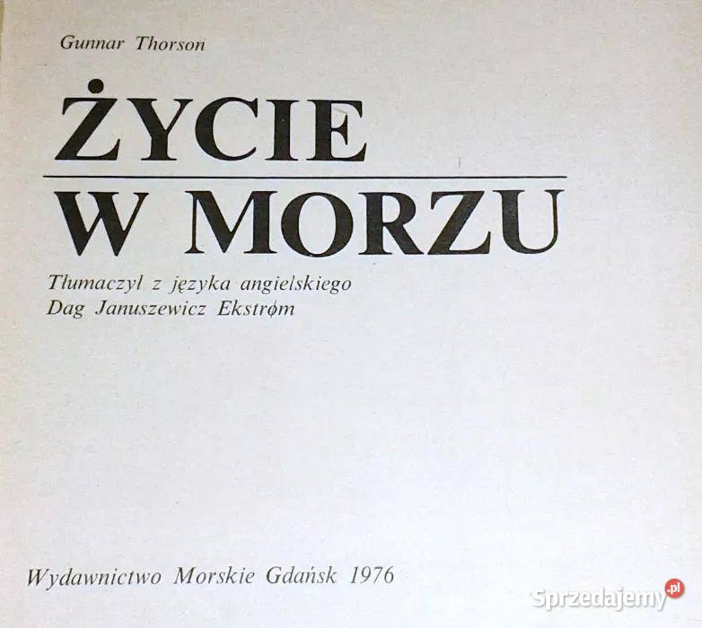 Życie w morzu Gunnar Thorson Chełm