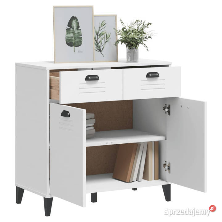 Szafka VIKEN biała 80x40x80 materiał mazowieckie