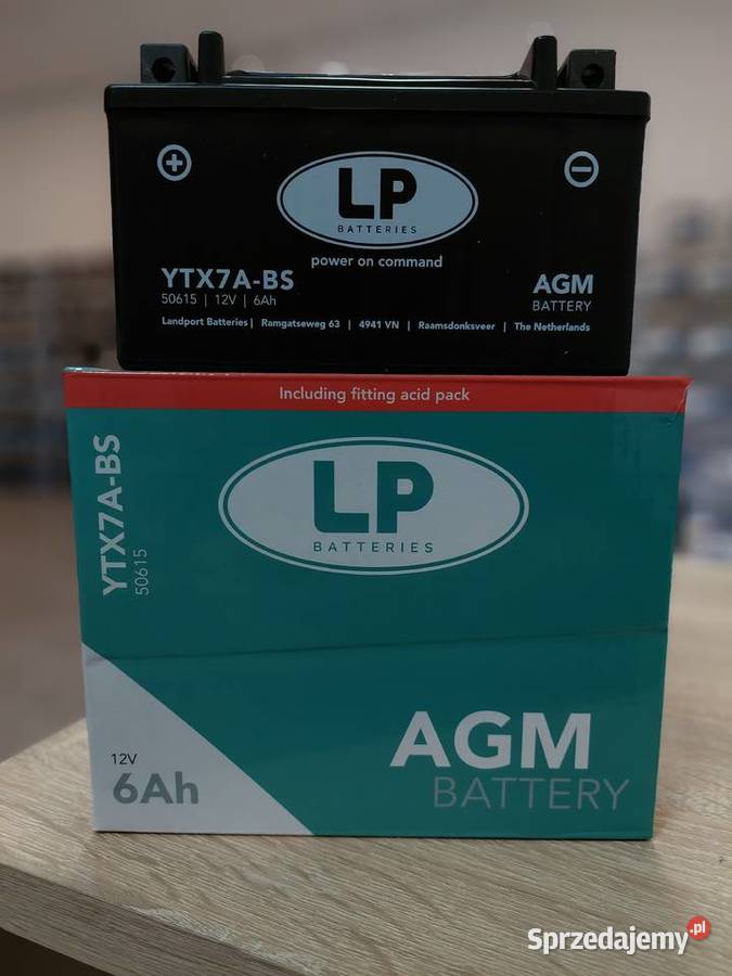 Akumulator motocyklowy Landport YTX7ABS 12V 6Ah Akumulatory motocyklowe Sosnowiec