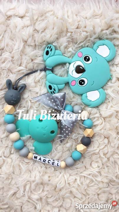 Zawieszka do smoczka z imieniem dziecka